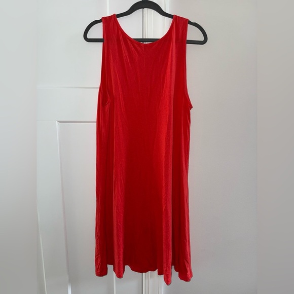 Old Navy Red Midi Dress - Picture 2 of 3